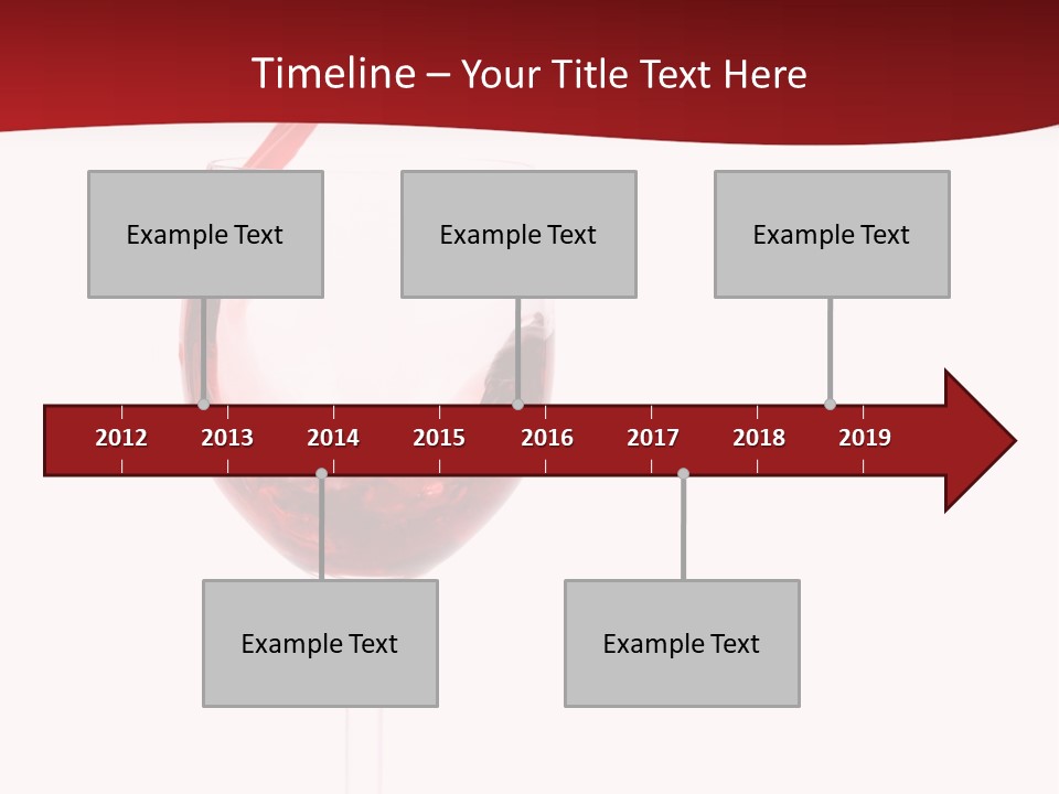 Red Wine Romantic PowerPoint Template