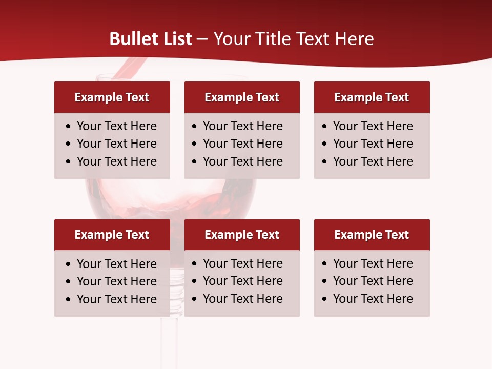 Red Wine Romantic PowerPoint Template