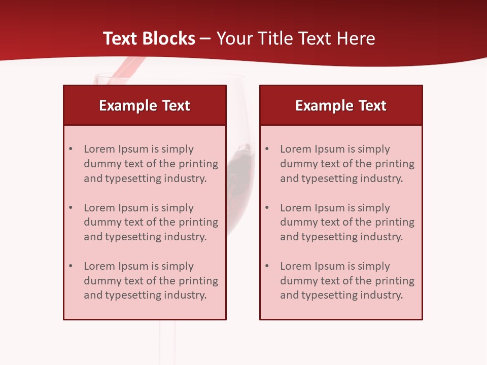 Red Wine Romantic PowerPoint Template