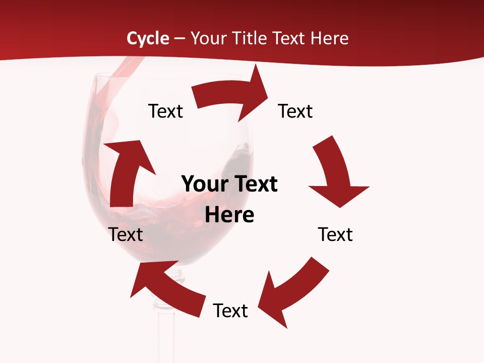 Red Wine Romantic PowerPoint Template