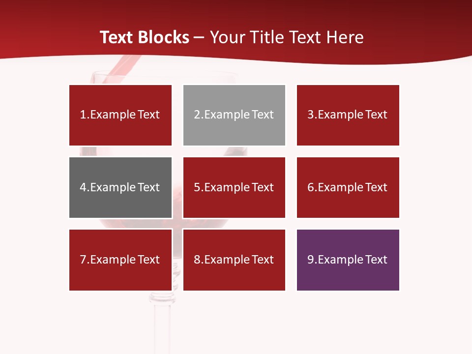 Red Wine Romantic PowerPoint Template