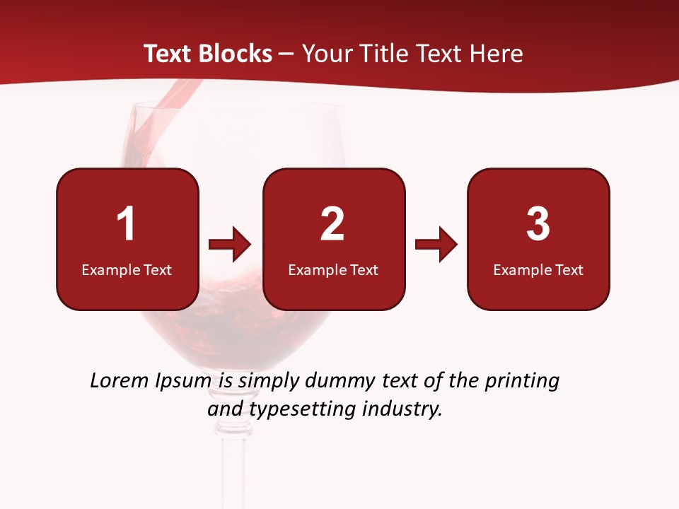 Red Wine Romantic PowerPoint Template