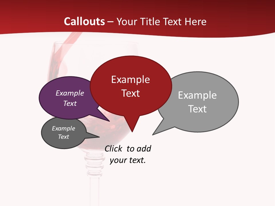 Red Wine Romantic PowerPoint Template