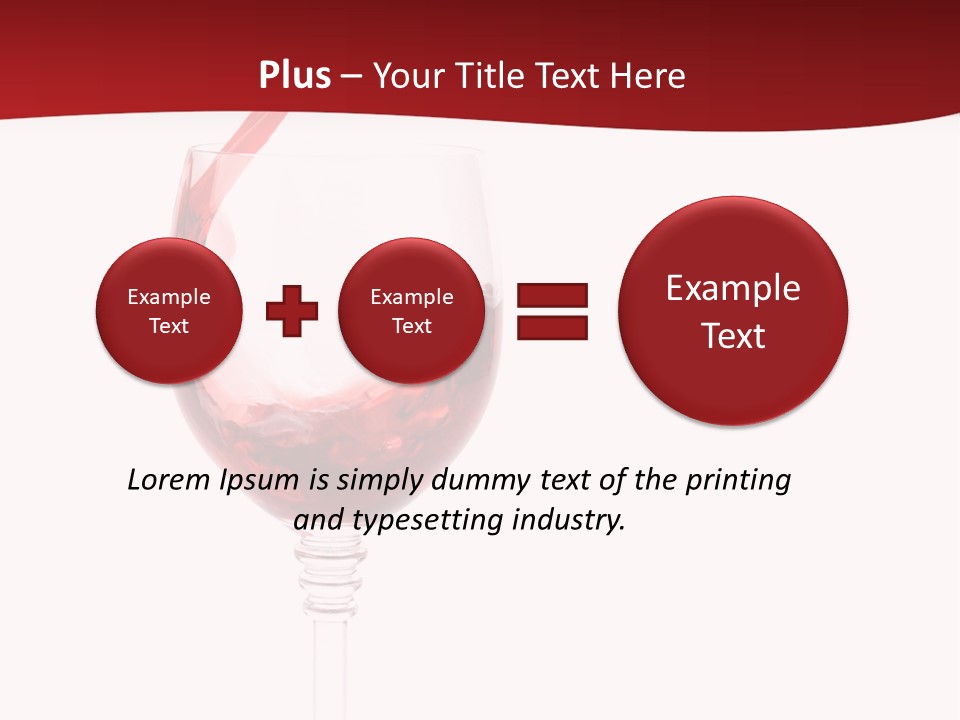 Red Wine Romantic PowerPoint Template