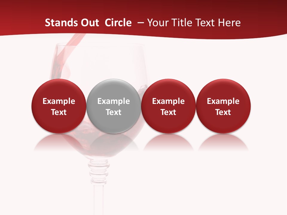 Red Wine Romantic PowerPoint Template