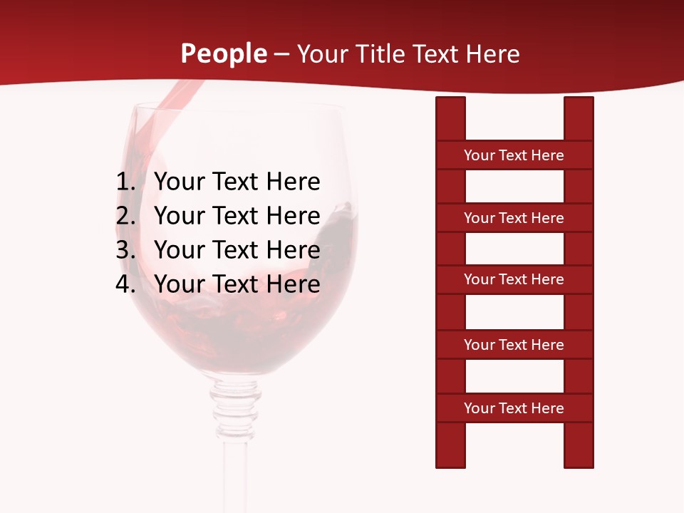 Red Wine Romantic PowerPoint Template