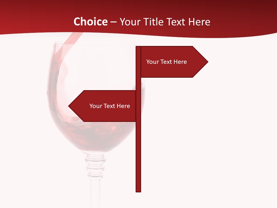 Red Wine Romantic PowerPoint Template