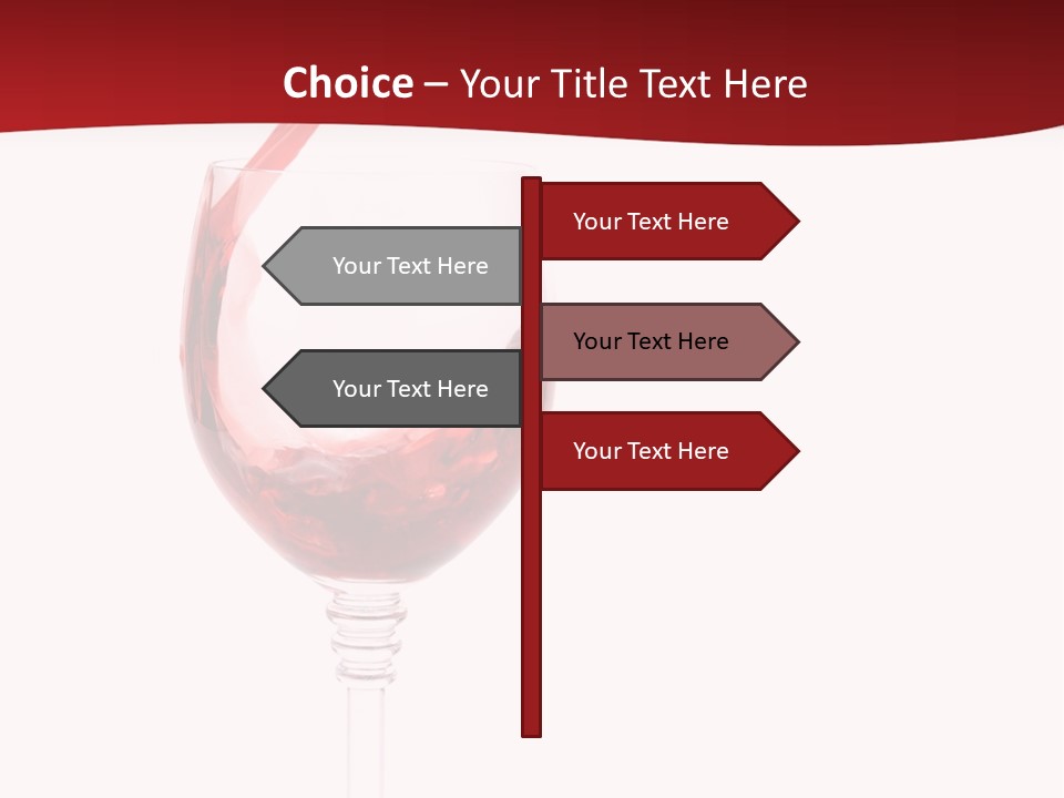 Red Wine Romantic PowerPoint Template