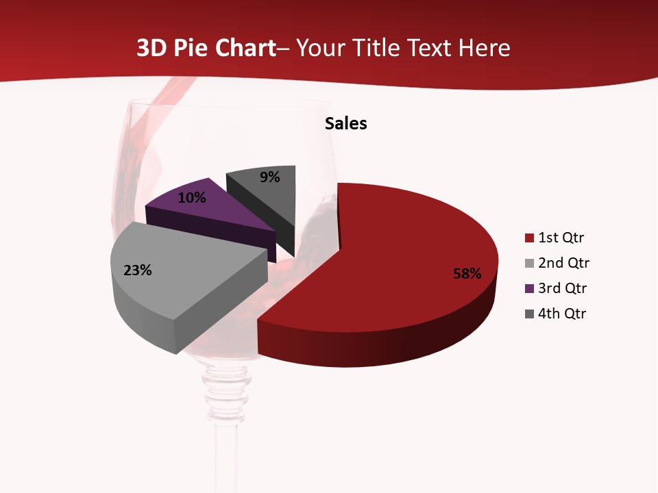 Red Wine Romantic PowerPoint Template