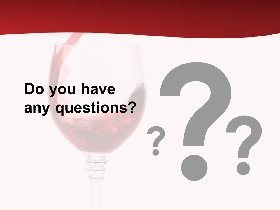 Red Wine Romantic PowerPoint Template