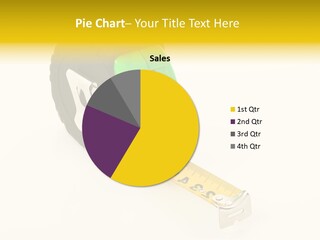 Measuring Steel Lock PowerPoint Template