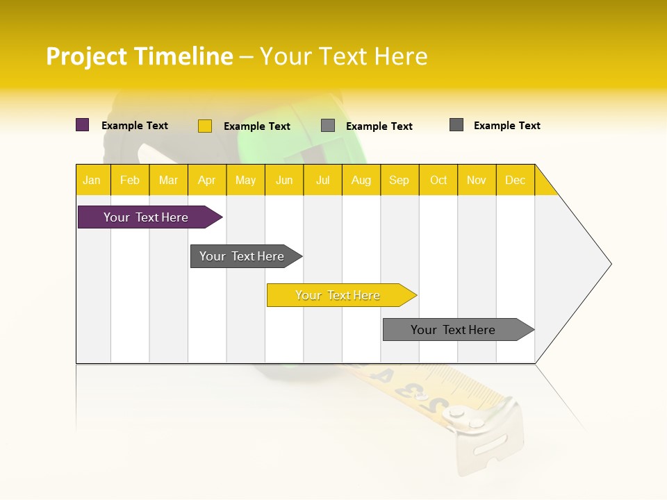 Measuring Steel Lock PowerPoint Template