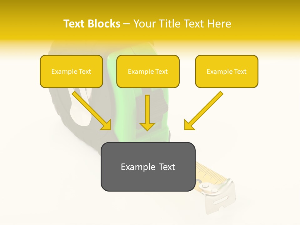 Measuring Steel Lock PowerPoint Template
