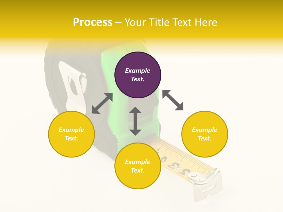 Measuring Steel Lock PowerPoint Template