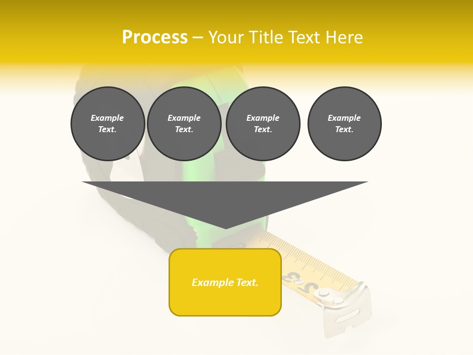 Measuring Steel Lock PowerPoint Template