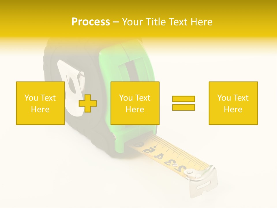Measuring Steel Lock PowerPoint Template