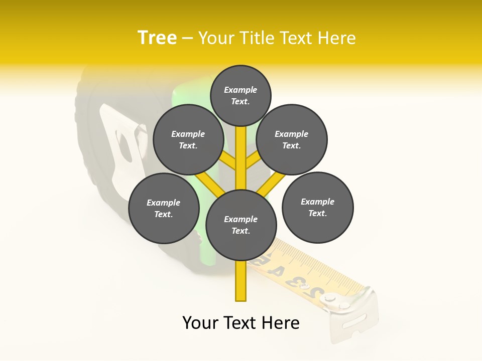 Measuring Steel Lock PowerPoint Template