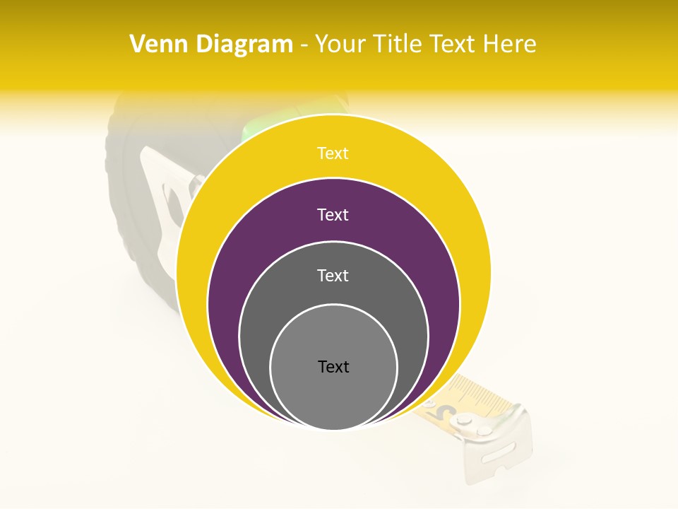 Measuring Steel Lock PowerPoint Template