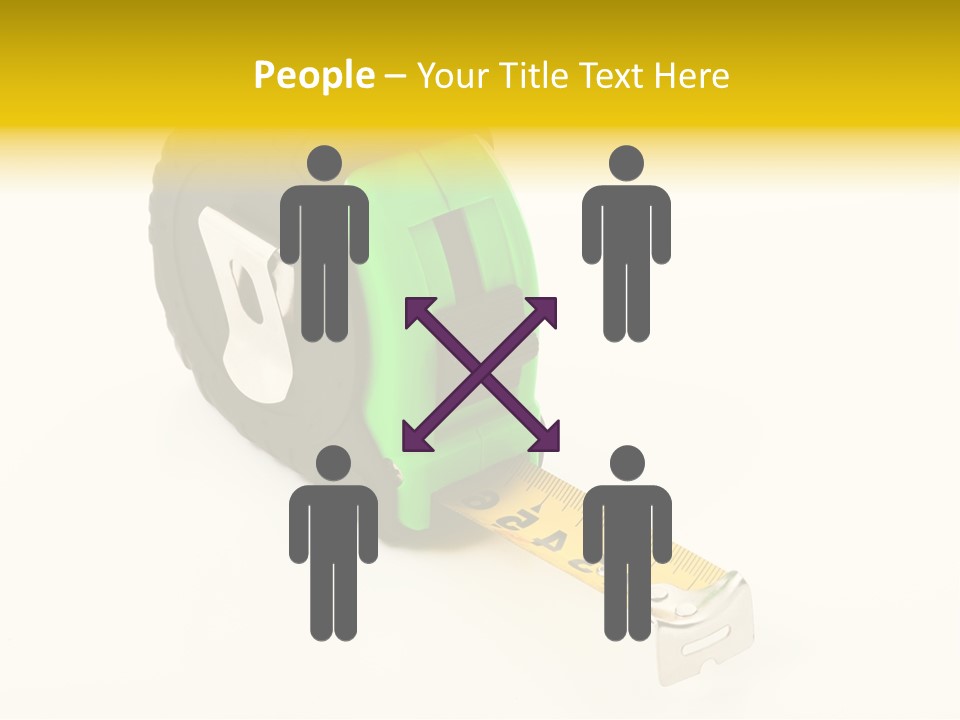 Measuring Steel Lock PowerPoint Template