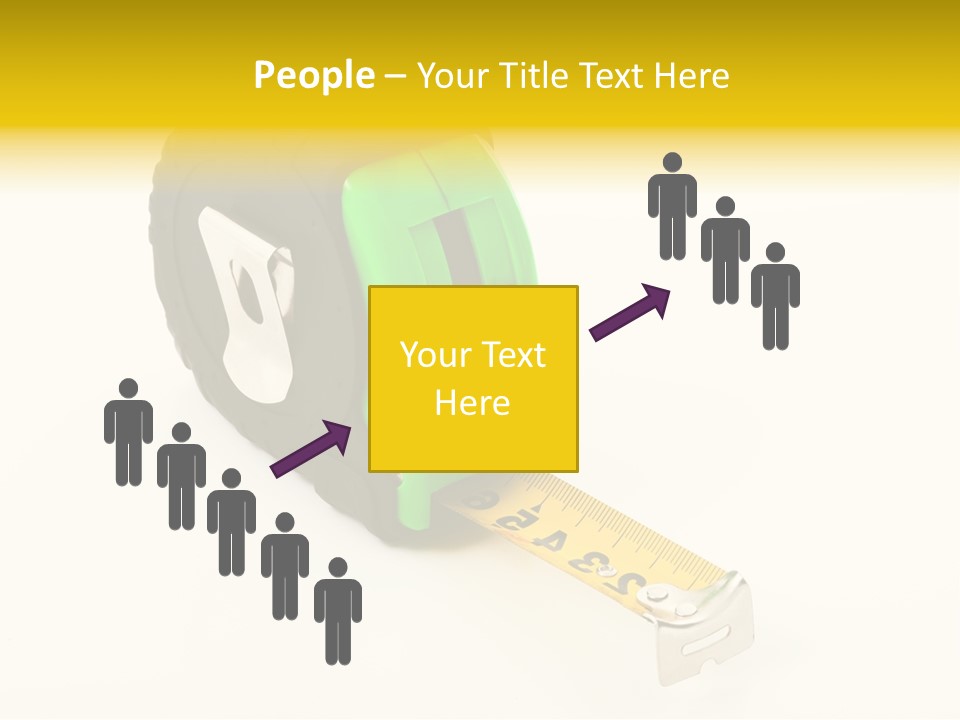 Measuring Steel Lock PowerPoint Template