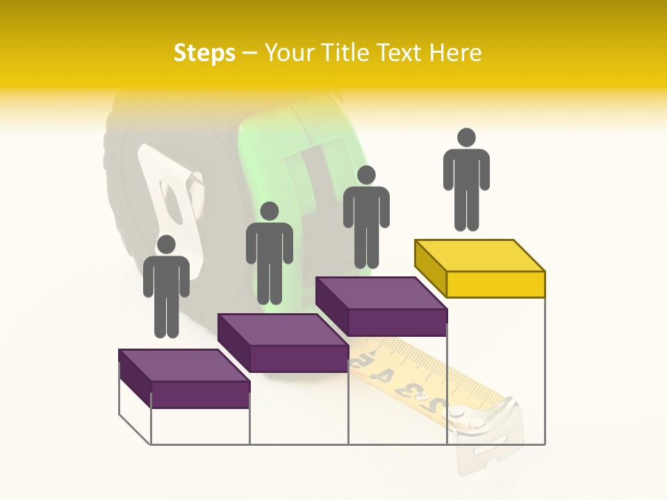 Measuring Steel Lock PowerPoint Template