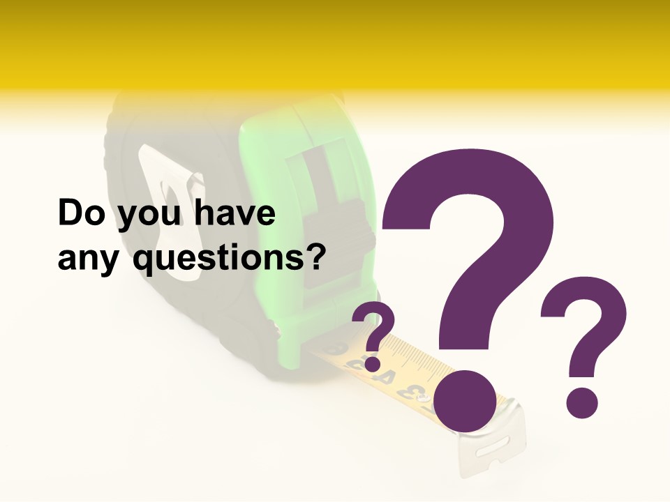 Measuring Steel Lock PowerPoint Template