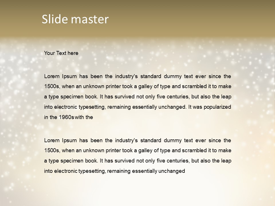 Blur Background Glass PowerPoint Template