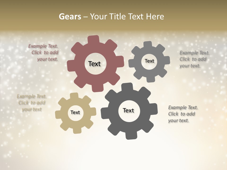 Blur Background Glass PowerPoint Template