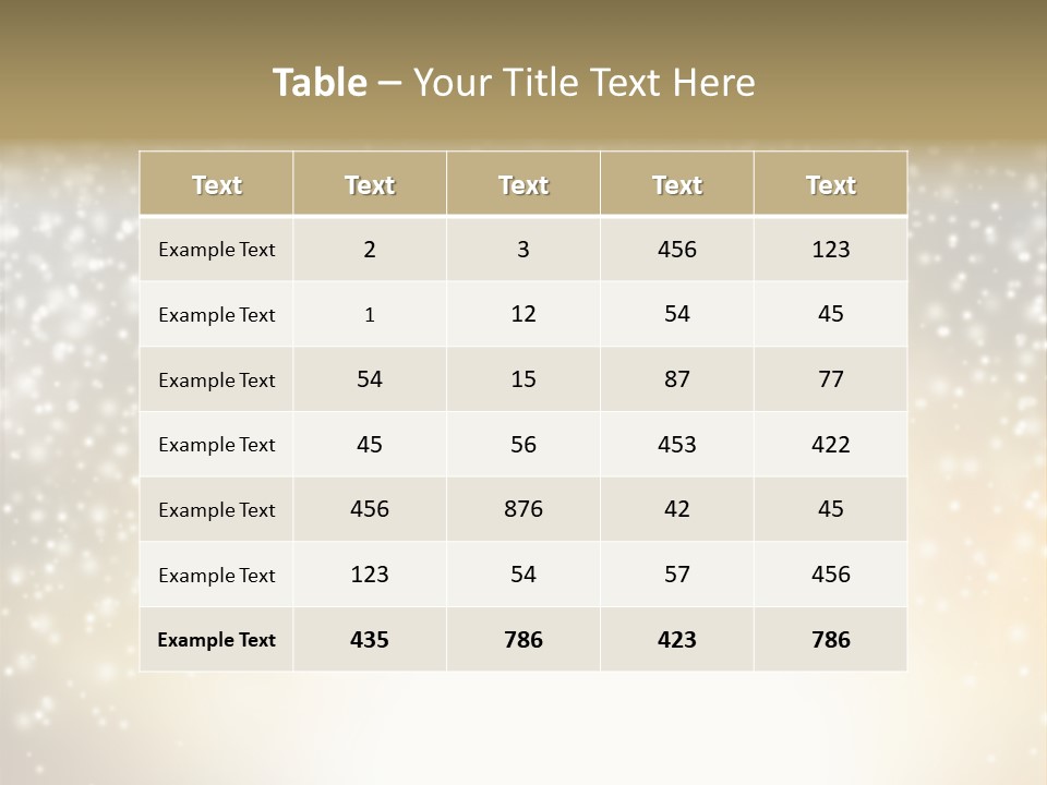 Blur Background Glass PowerPoint Template