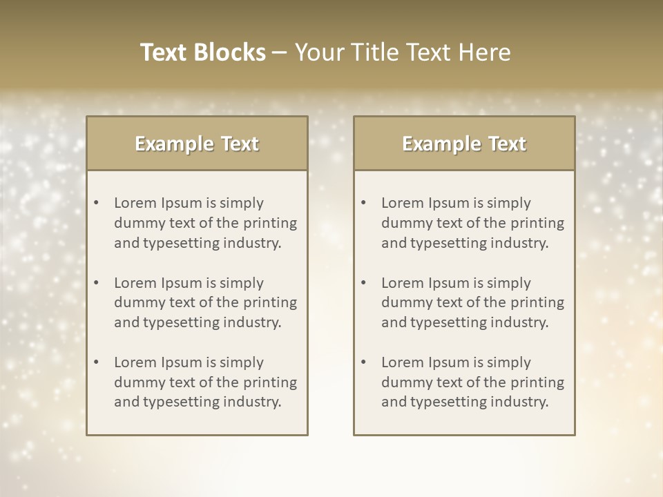 Blur Background Glass PowerPoint Template