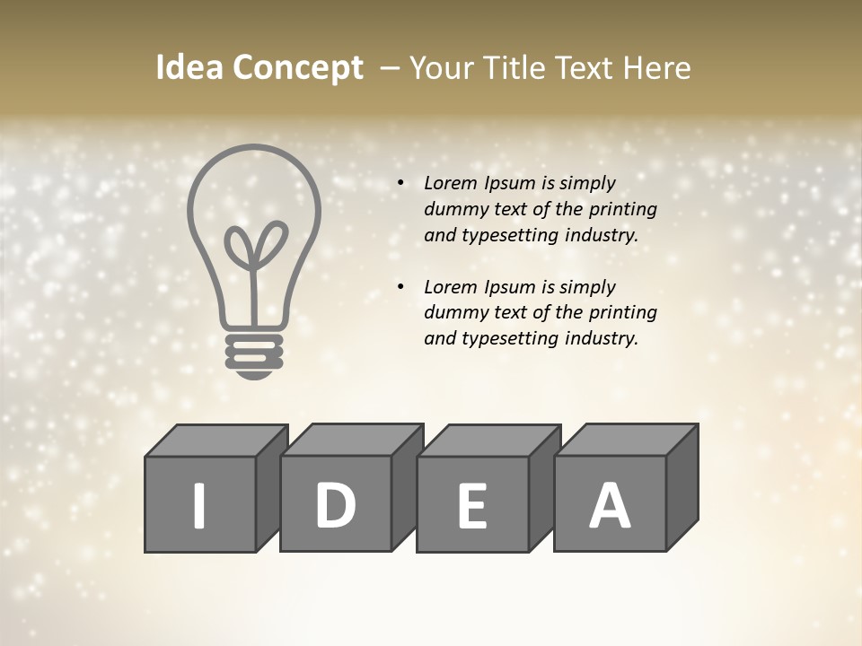 Blur Background Glass PowerPoint Template