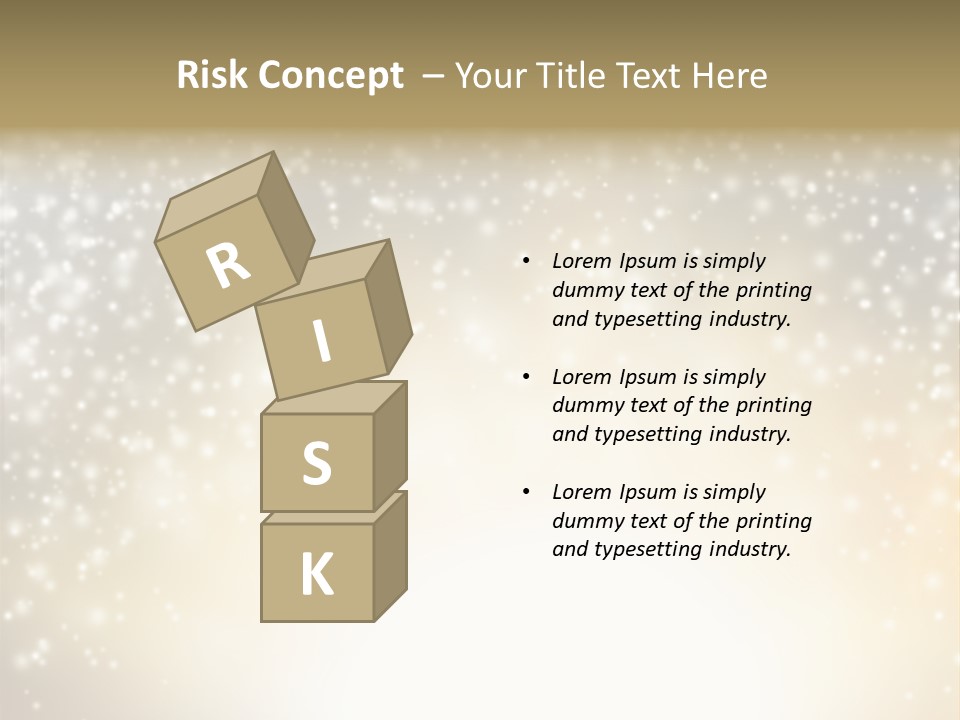 Blur Background Glass PowerPoint Template