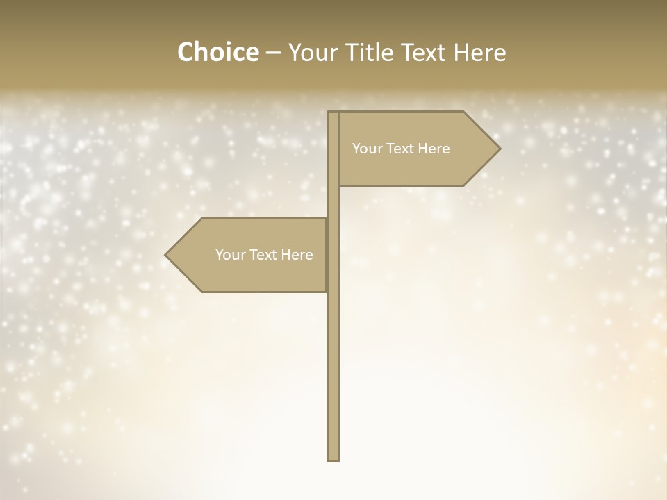 Blur Background Glass PowerPoint Template