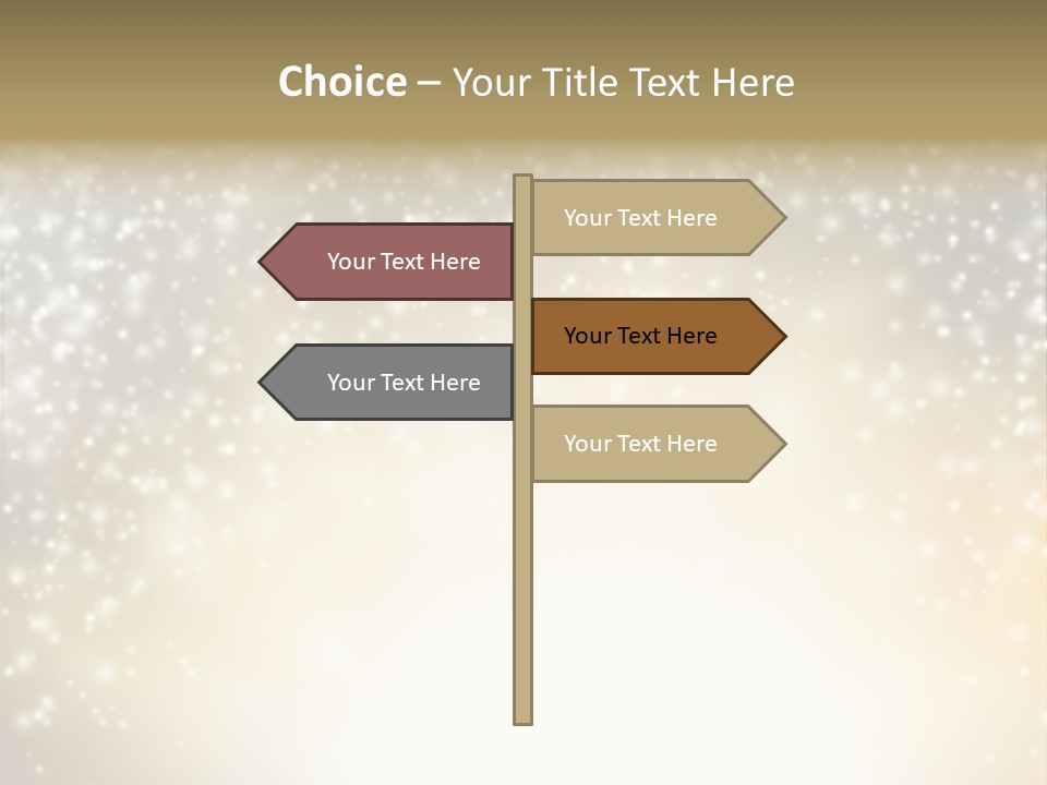 Blur Background Glass PowerPoint Template