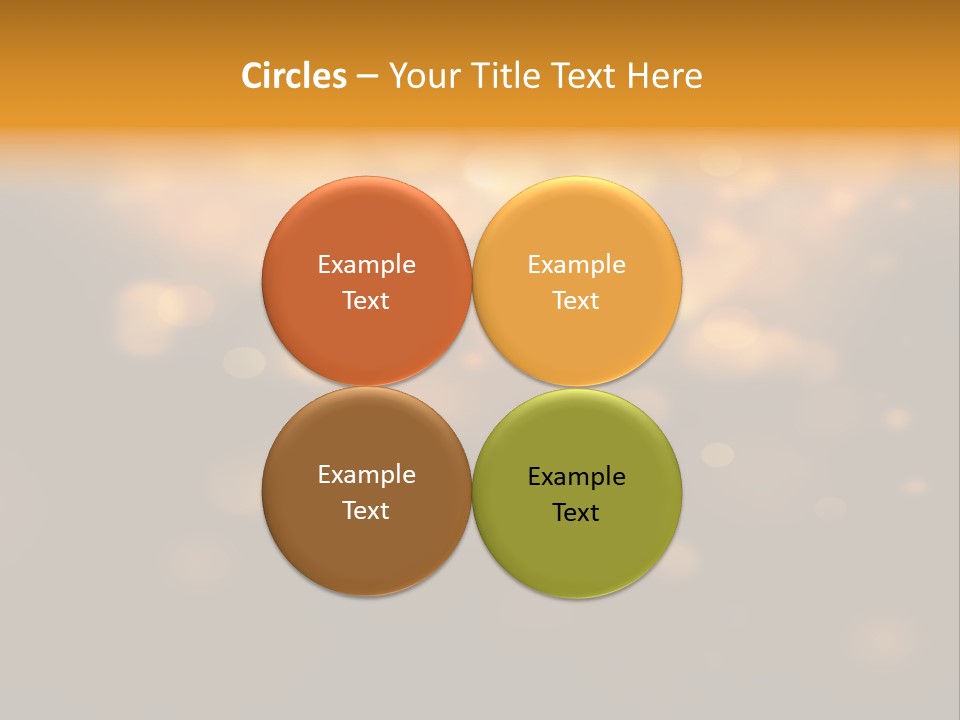 Gold Merry Brown PowerPoint Template