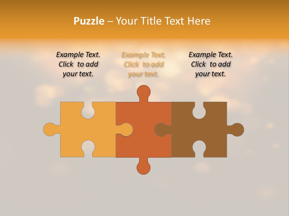 Gold Merry Brown PowerPoint Template