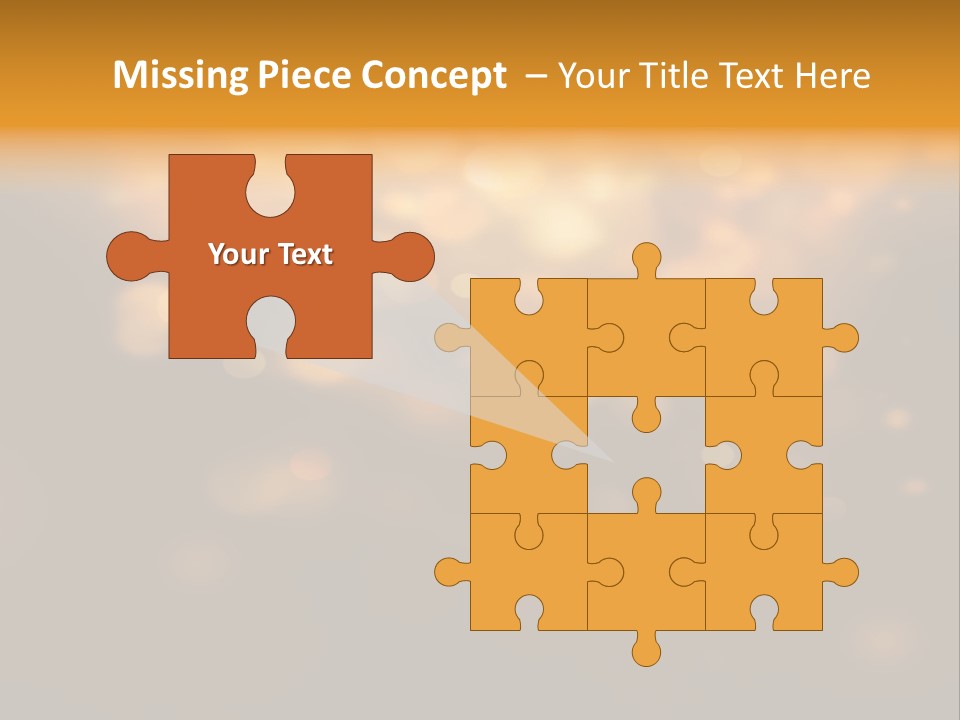 Gold Merry Brown PowerPoint Template