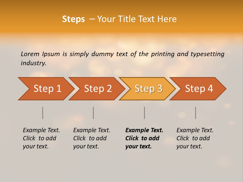 Gold Merry Brown PowerPoint Template