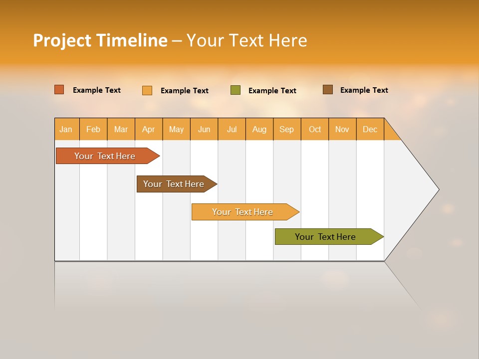 Gold Merry Brown PowerPoint Template