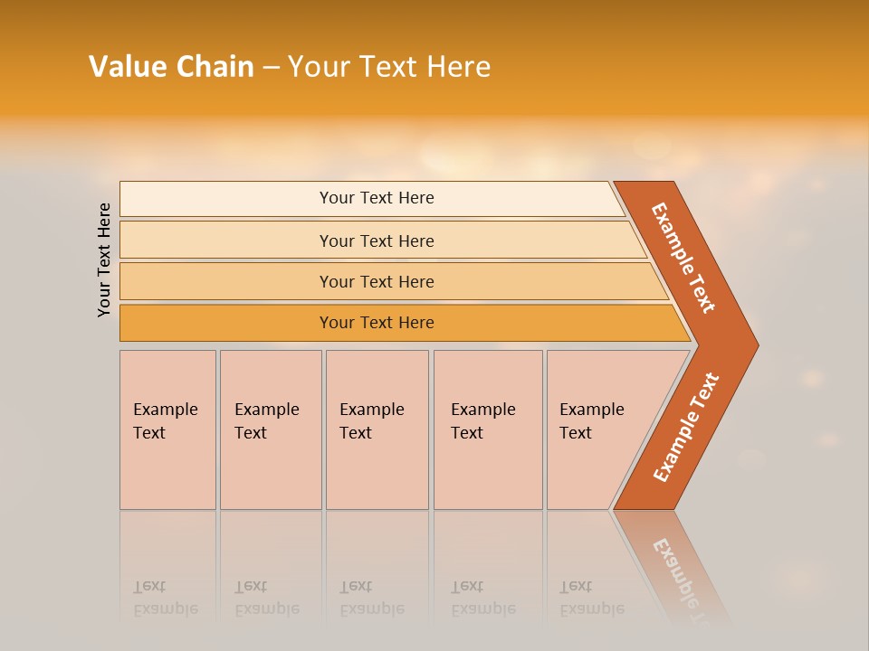 Gold Merry Brown PowerPoint Template