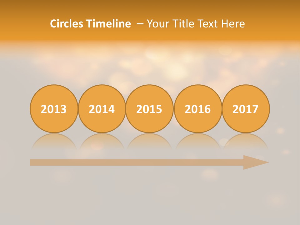 Gold Merry Brown PowerPoint Template