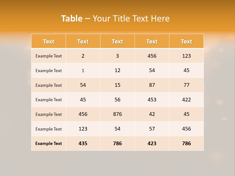 Gold Merry Brown PowerPoint Template