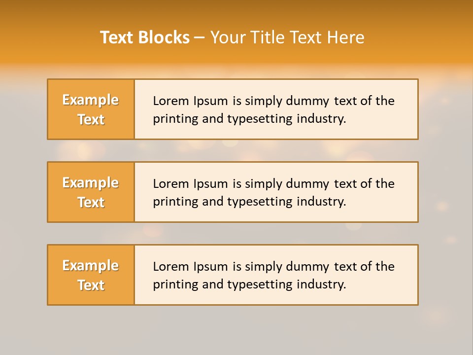 Gold Merry Brown PowerPoint Template