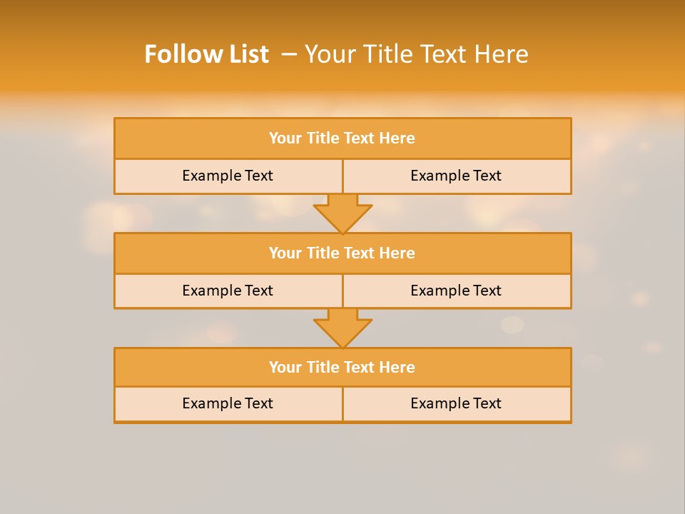 Gold Merry Brown PowerPoint Template