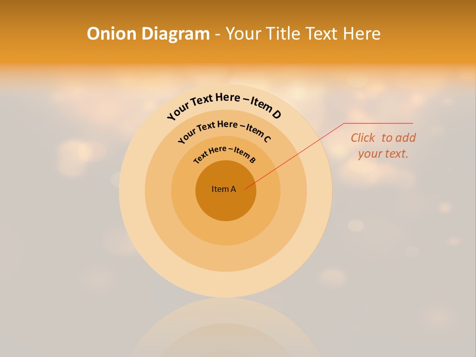 Gold Merry Brown PowerPoint Template