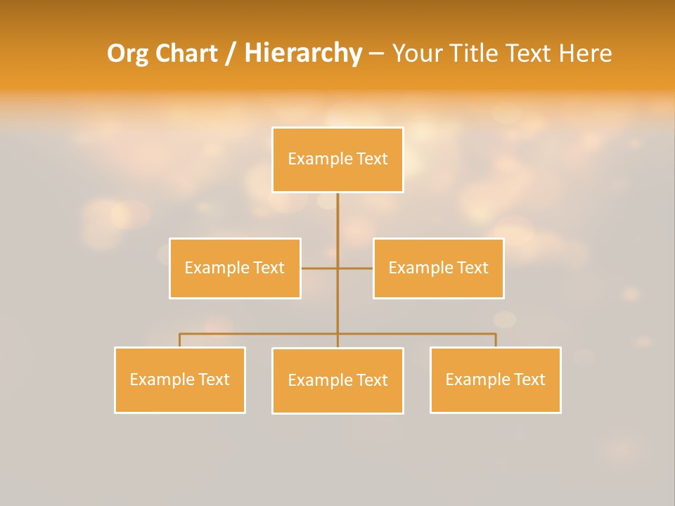 Gold Merry Brown PowerPoint Template