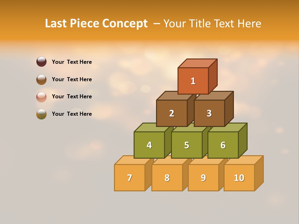 Gold Merry Brown PowerPoint Template