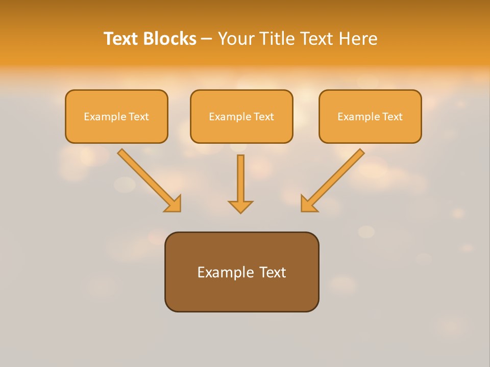 Gold Merry Brown PowerPoint Template