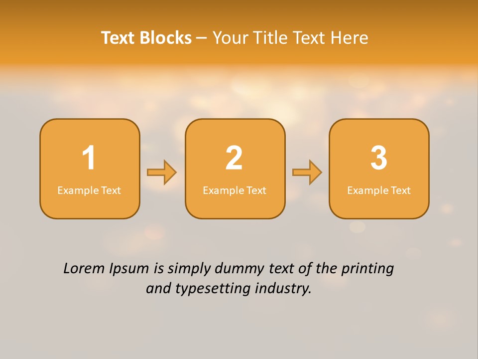 Gold Merry Brown PowerPoint Template