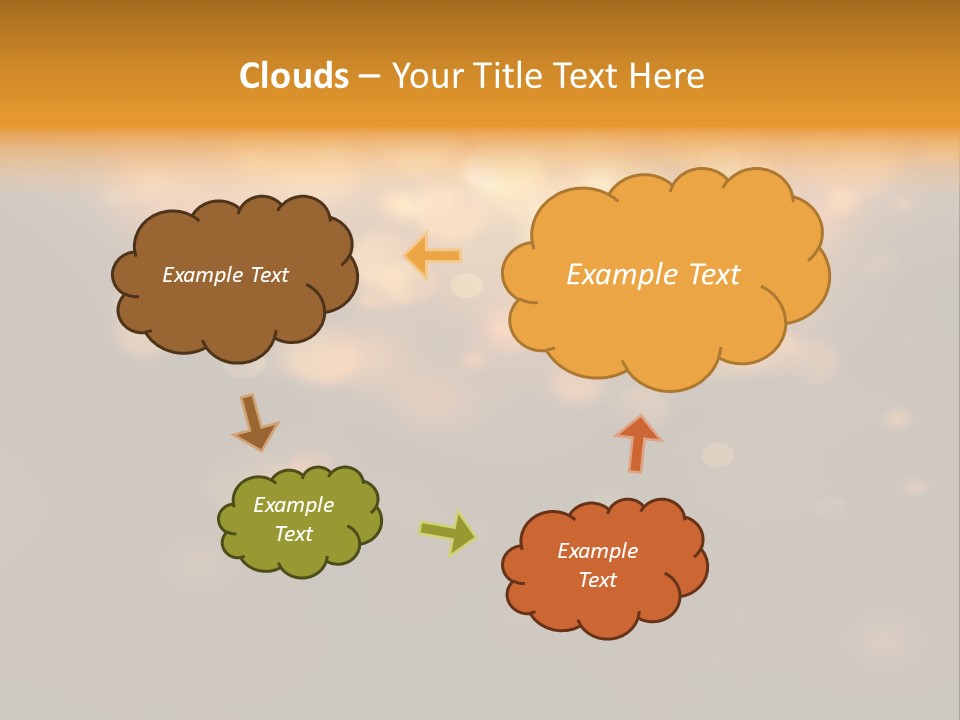 Gold Merry Brown PowerPoint Template